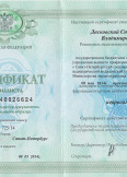 Дасковский Станислав Владимирович:фото сертификатов, диплома